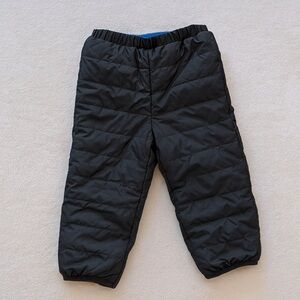 Columbia reversible snow pants size 18/24 months in black and blue